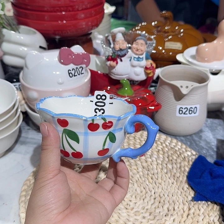 瓷片微瑕陶瓷满15包邮6308