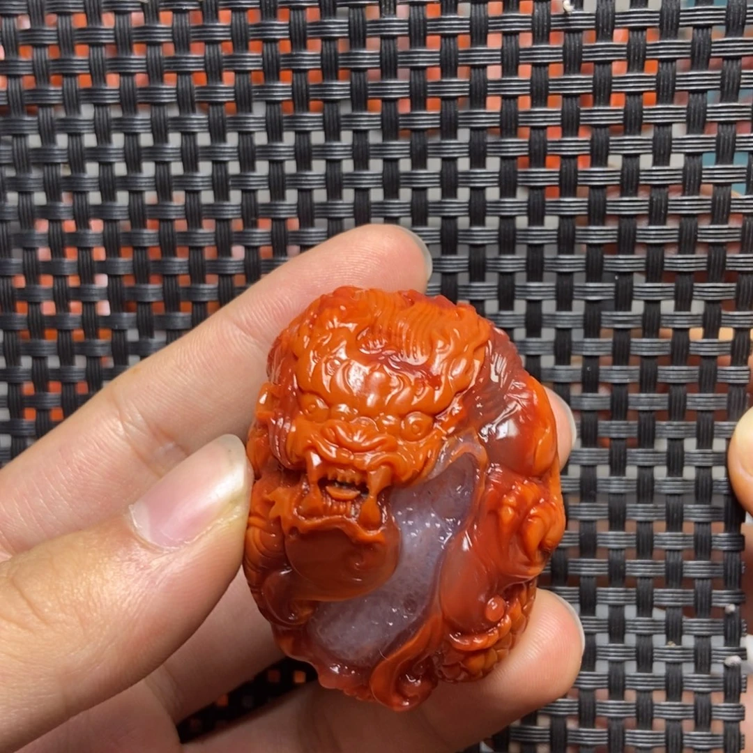 玉***汐南红玛瑙未镶嵌吊坠(不含链)