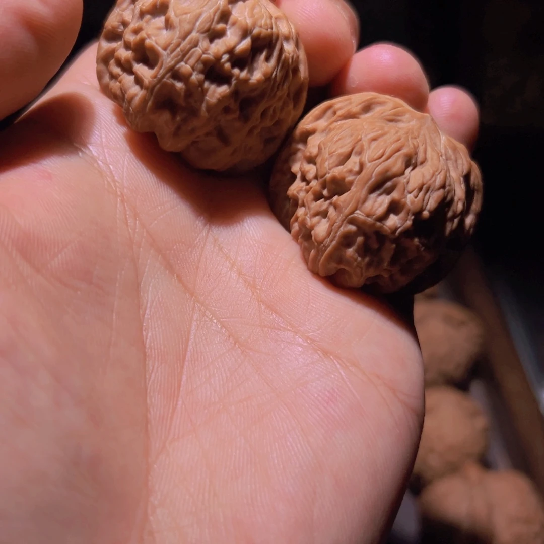 荒***瑞麟文玩核桃山地无名野核