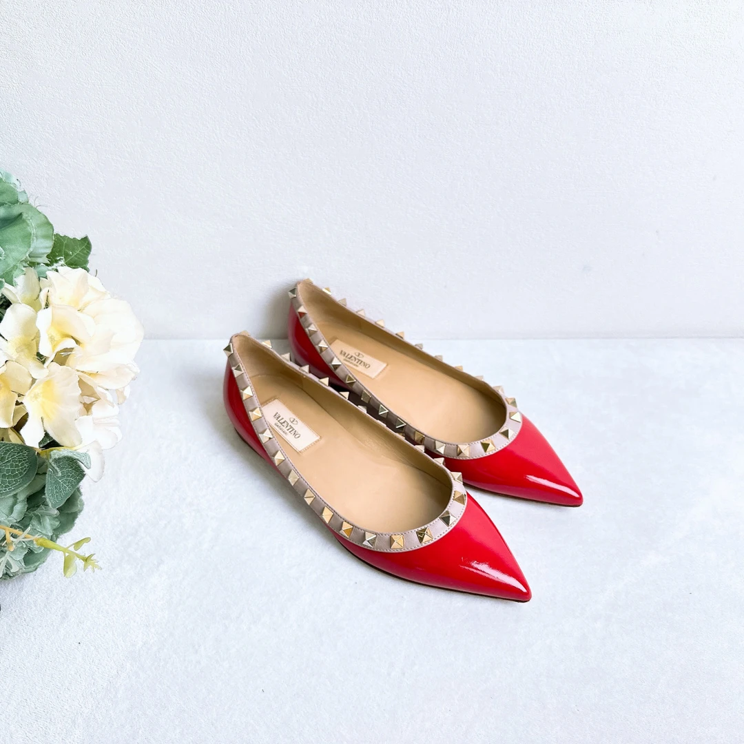 95新 Valentino/华伦天奴 平底鞋/36码/Xsp33041