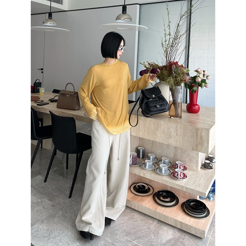 SOLSOL买手店 RODERIC WONG设计师品牌 24春夏新品 牛仔阔腿裤