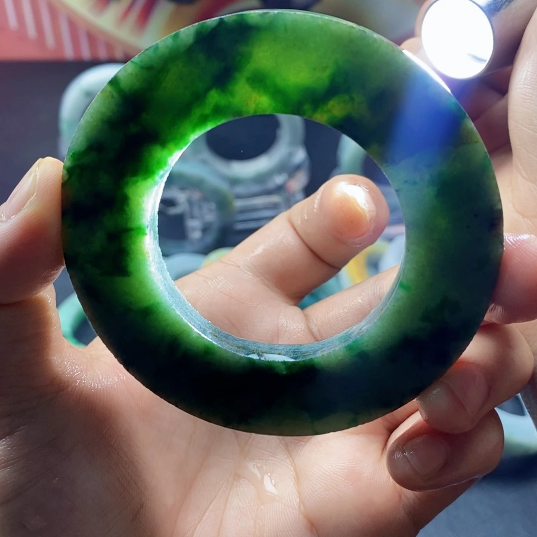 定制翡翠翡翠手镯未镶嵌