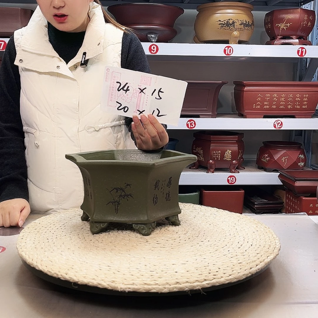 紫砂花盆紫砂花盆