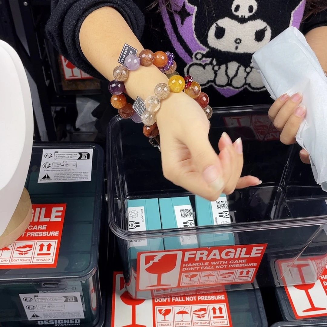 手串银S925镀金镶嵌水晶