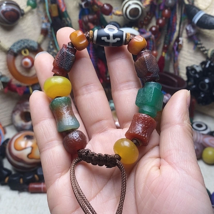 【闪购商品】玛瑙/玉髓颈饰未镶嵌糖****官