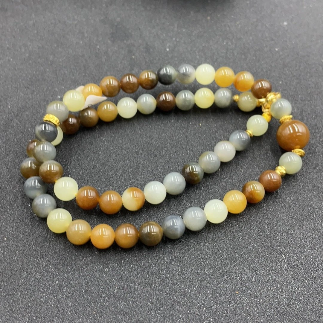 BY0220FSYN标59 和田玉项链