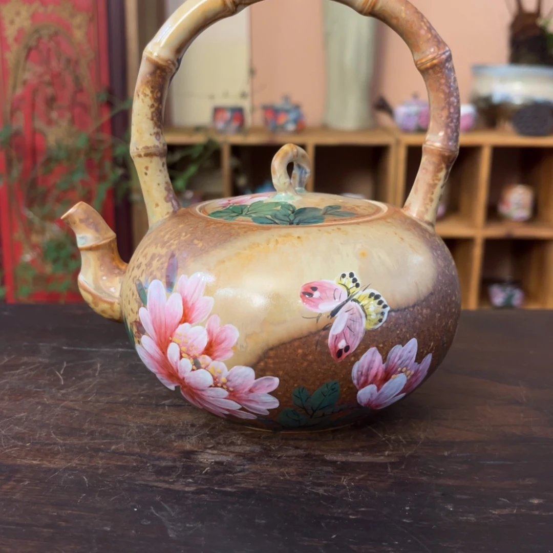 柴烧手工手绘陶瓷