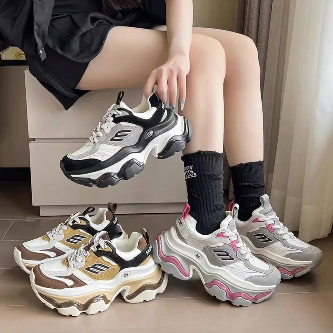 5015轻奢厚底舒适百搭老爹鞋