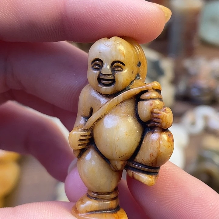 未镶嵌和田玉（糖玉）挂件