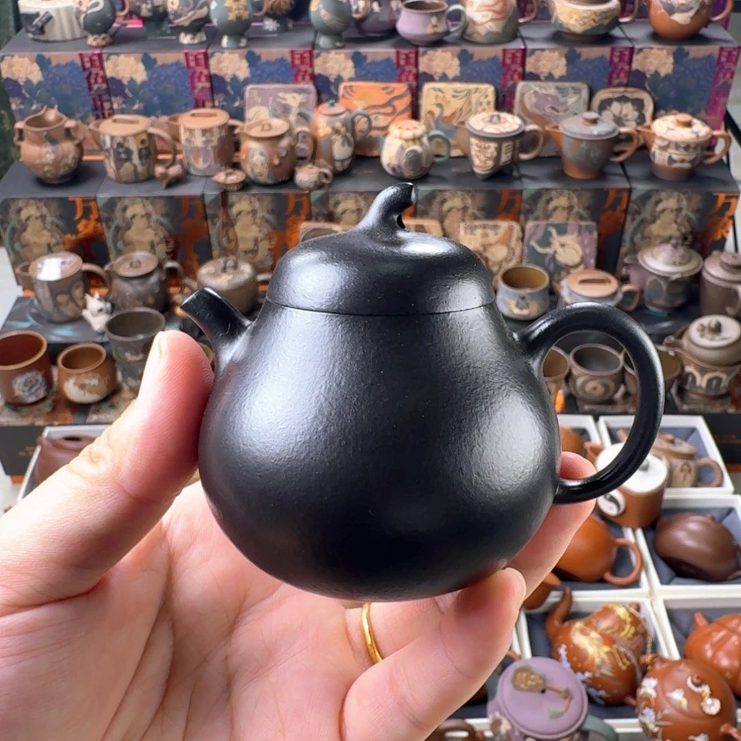 茶壶紫砂100cc原矿精工半手