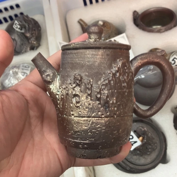 柴烧茶具宝瓶大放漏