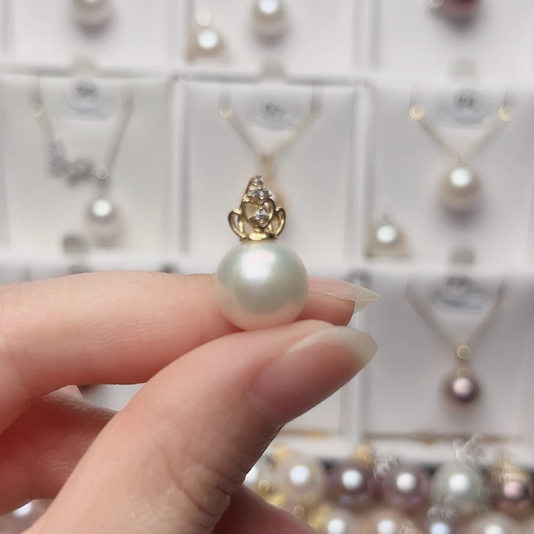 未镶嵌淡水珍珠吊坠(赠链)