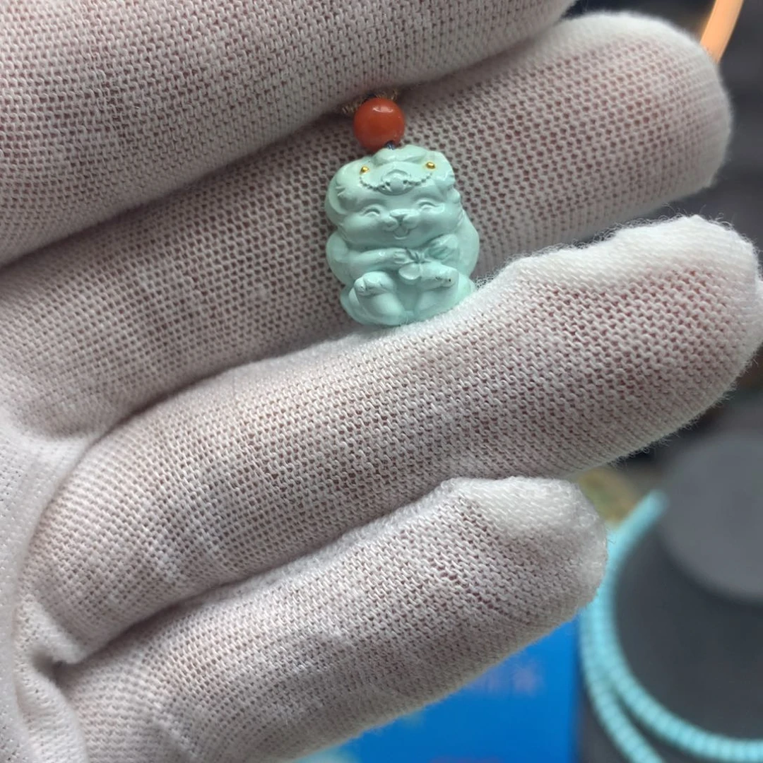 绿松石挂件未镶嵌