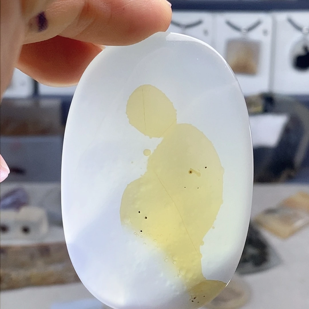 未镶嵌玛瑙/玉髓珠宝奇石一*