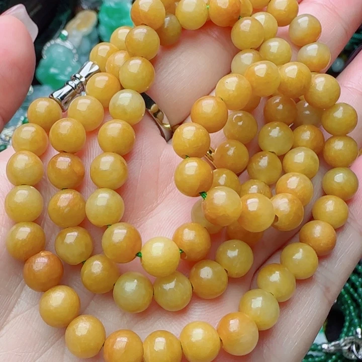 翡翠未镶嵌颈饰天然A货50