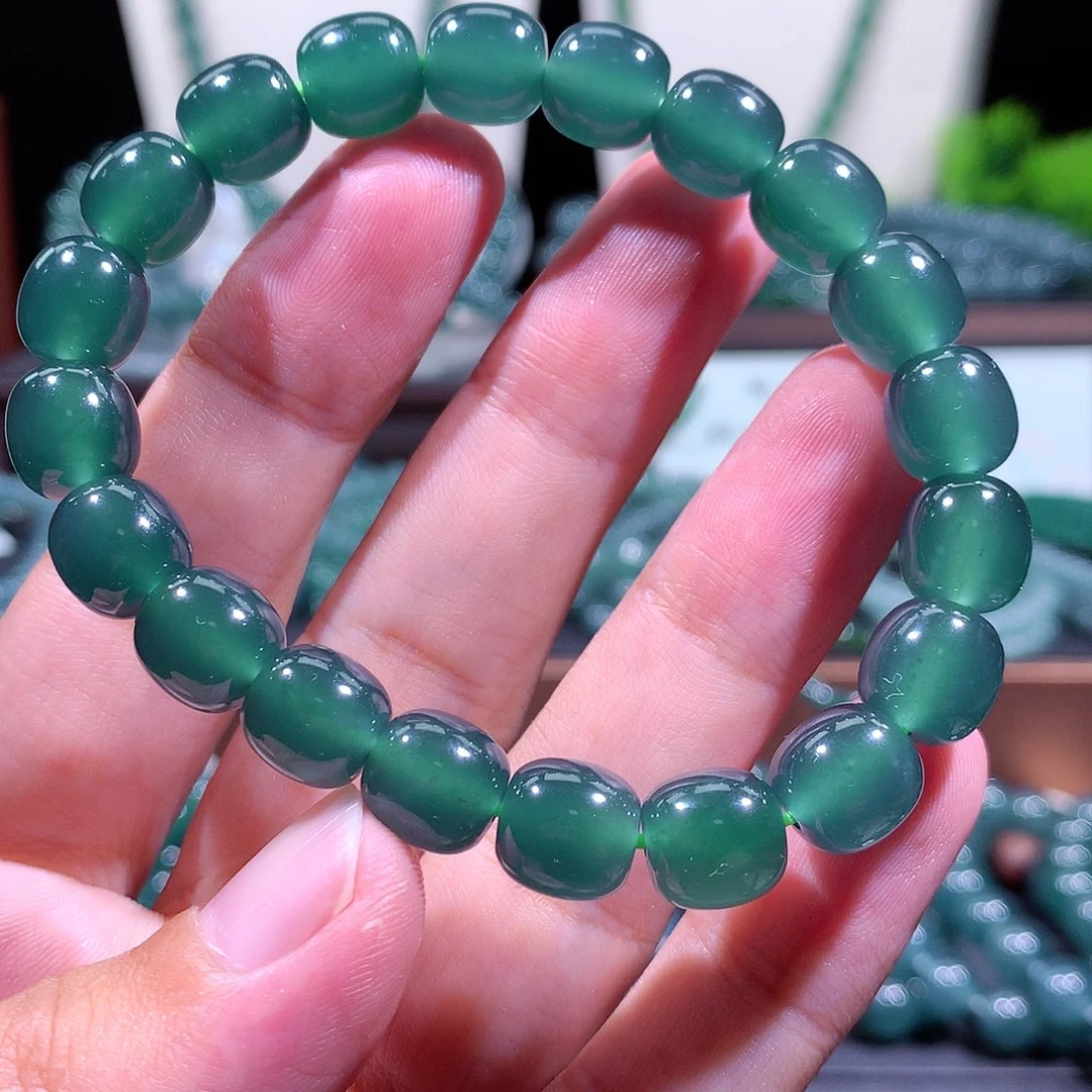 翡翠未镶嵌手链天然a货翡翠手串9.8