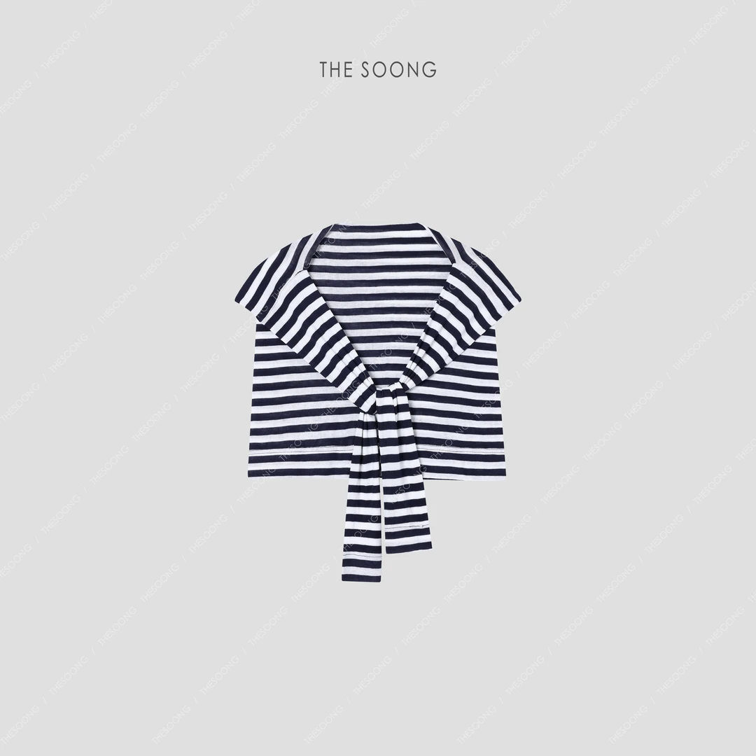 THESOONG |夏天"天丝羊毛披肩"质感加持条纹披肩HBTX3597