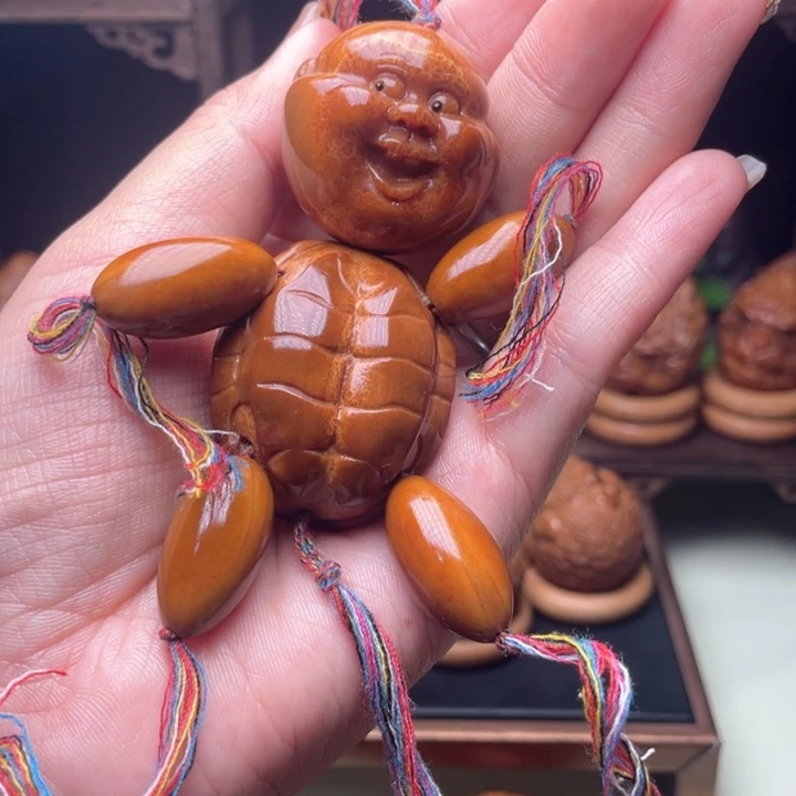 吊坠橄榄核龟仙人3.0