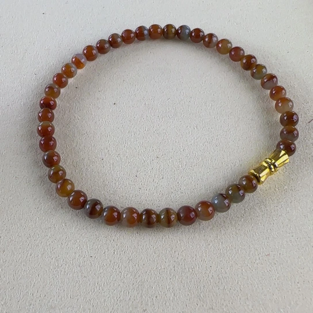 未镶嵌手串翡翠老坑4.8m