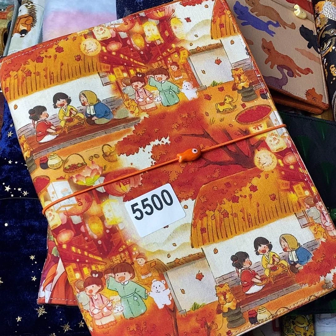 织绣B5活页送纸5500