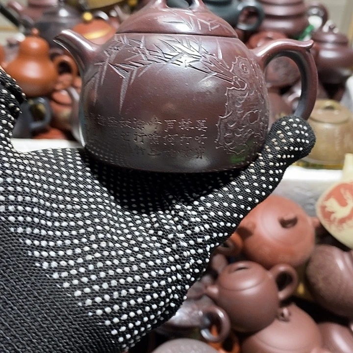 紫砂茶壶晃盖微瑕