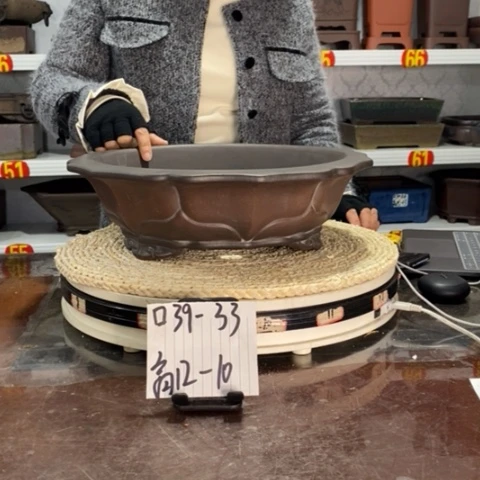 紫砂宜兴紫砂花盆