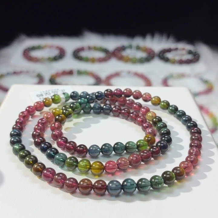 未镶嵌碧玺手链5.6mm±