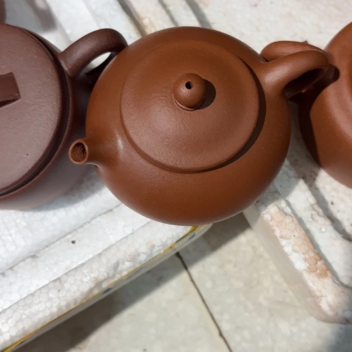 紫砂茶壶降坡寒江130cc