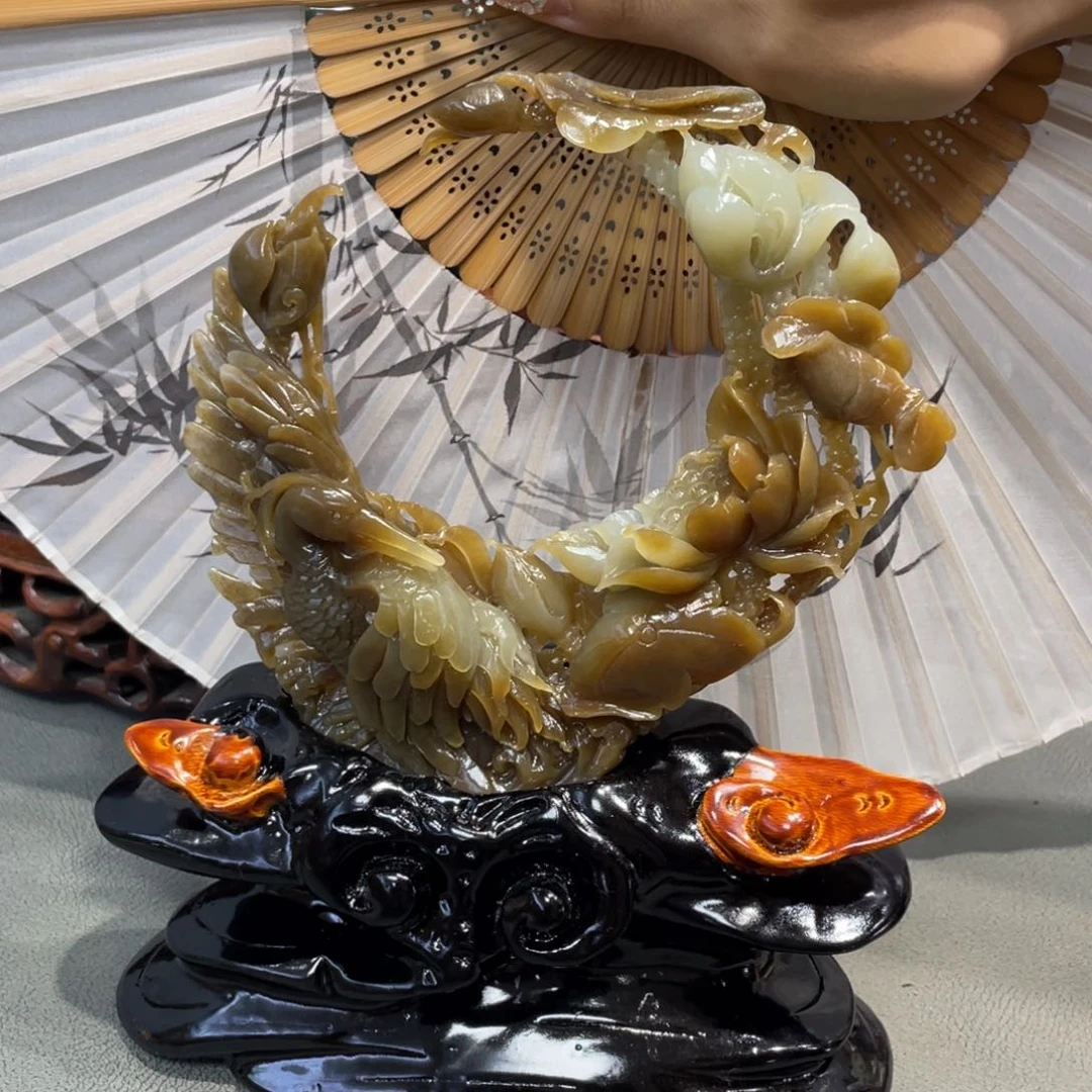 和田玉未镶嵌摆件