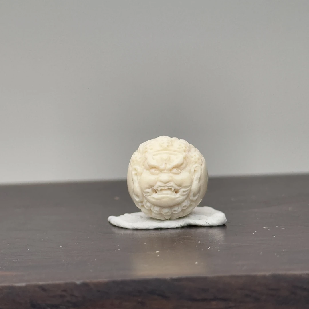 DEZHI/德志【年末特惠】11x11大黑天一颗猛犸牙配饰有裂坑介意勿拍