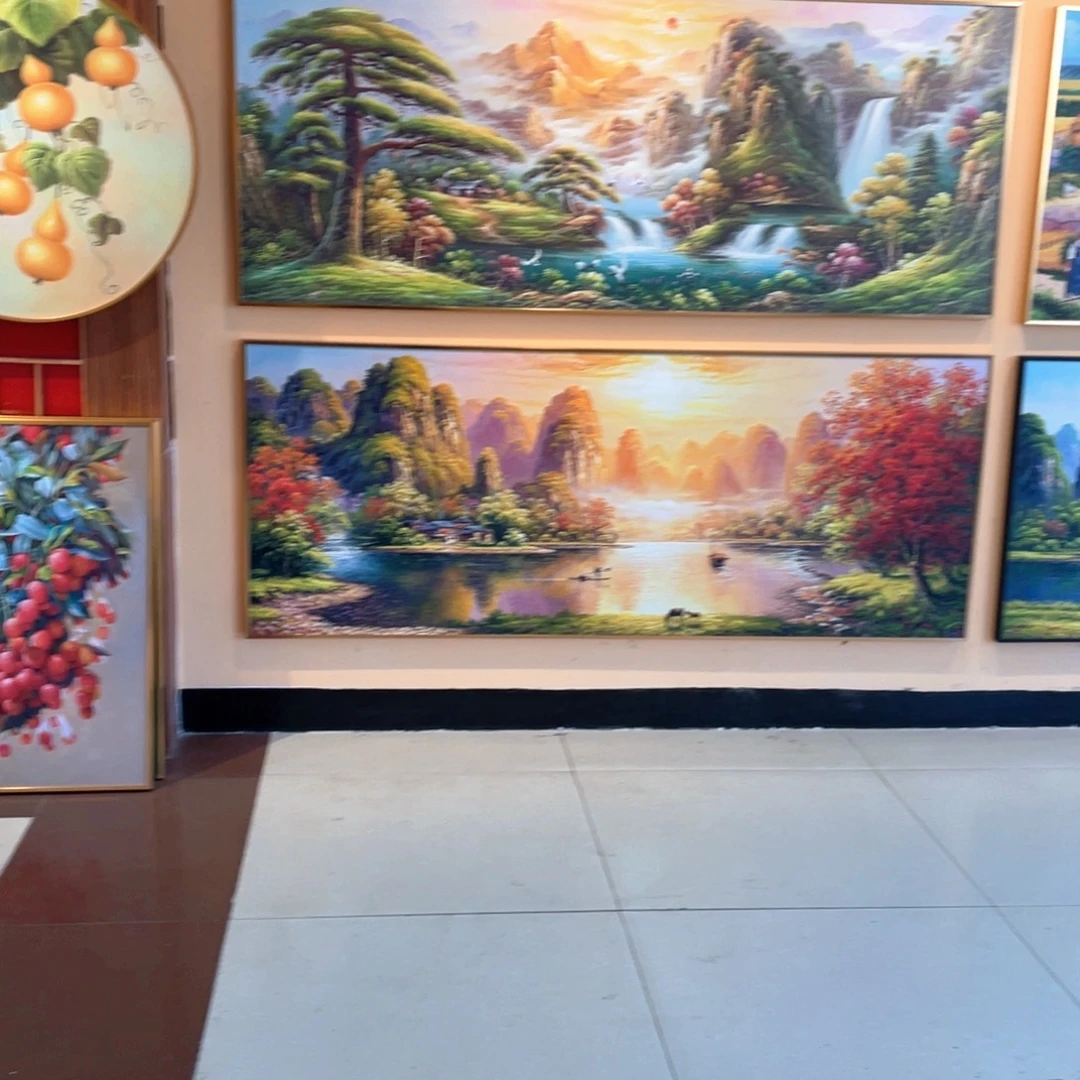 清***風横款90*220金框桂林