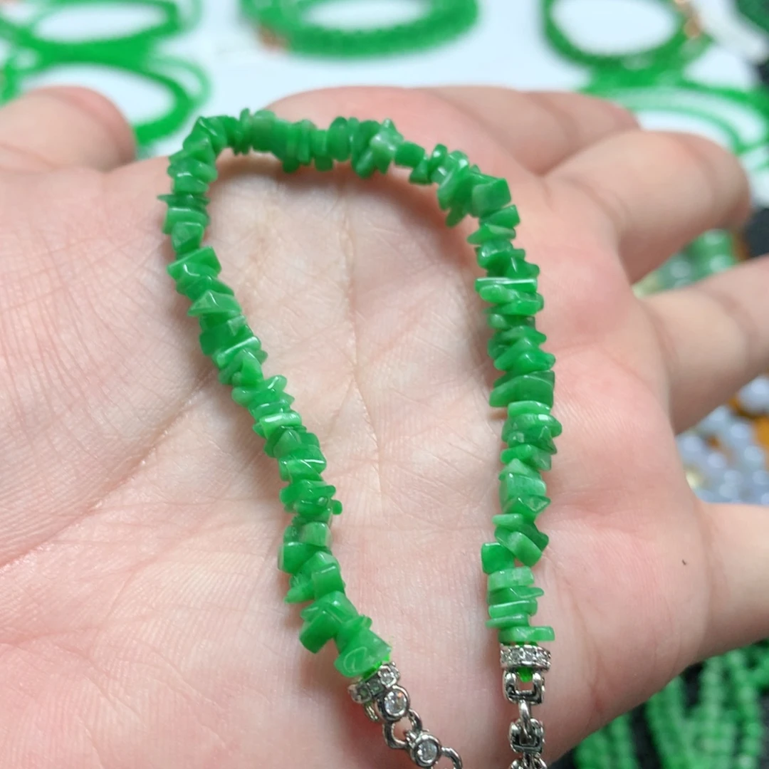 未镶嵌手链翡翠翡翠