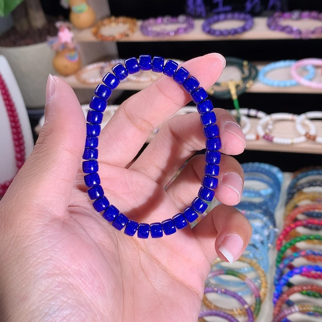 未镶嵌青金石手串精工直切青金石6mm