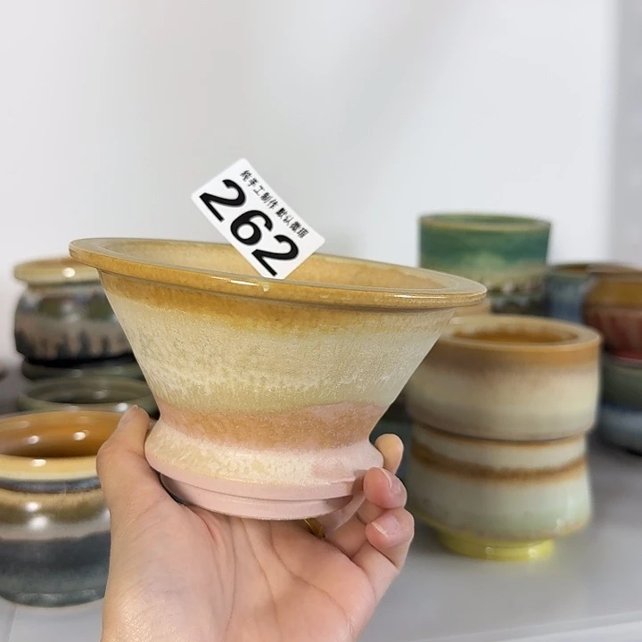 景德镇手工陶瓷盆 口11