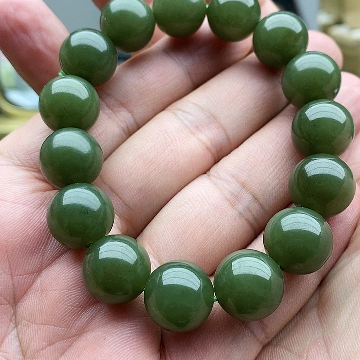 【闪购商品】未镶嵌手链和田玉14青黄口