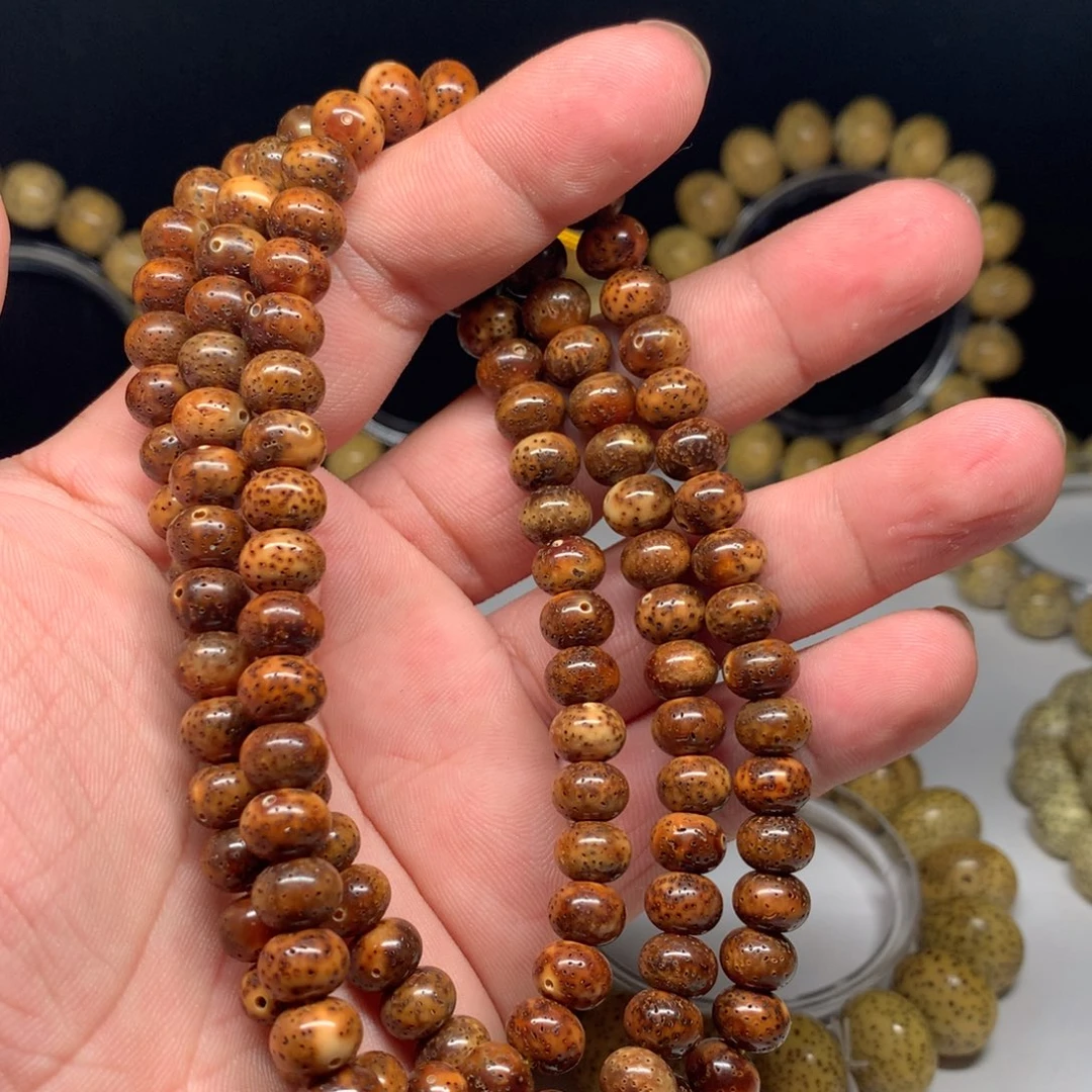 星月菩提吊坠陈籽长串86尺寸苹果珠