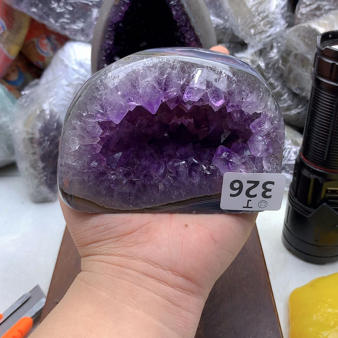 紫晶大型摆件（非配饰）未镶嵌