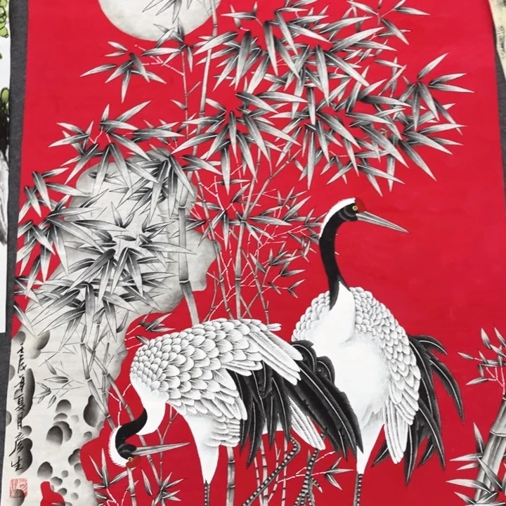 国画唯*作品原文春月不离