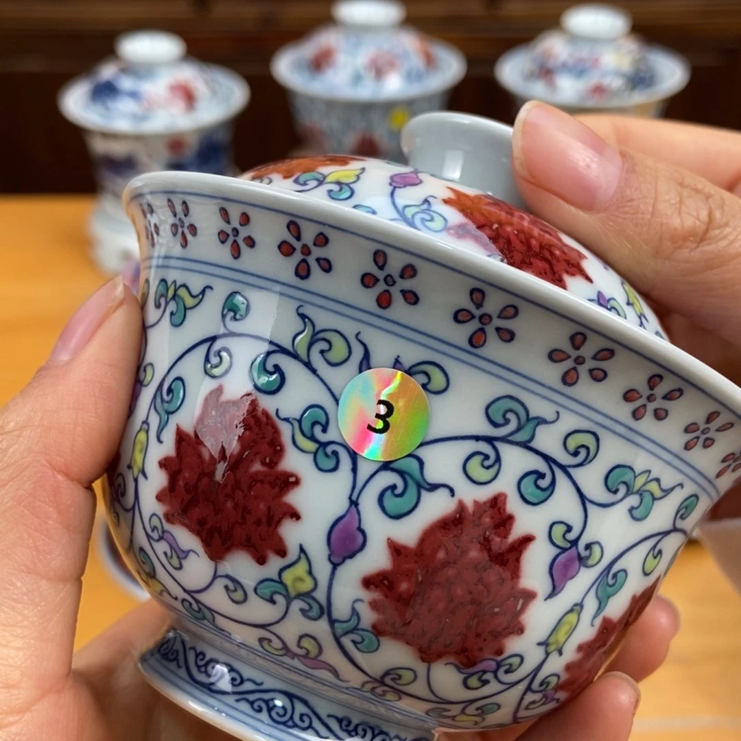 手绘现代茶具非古董