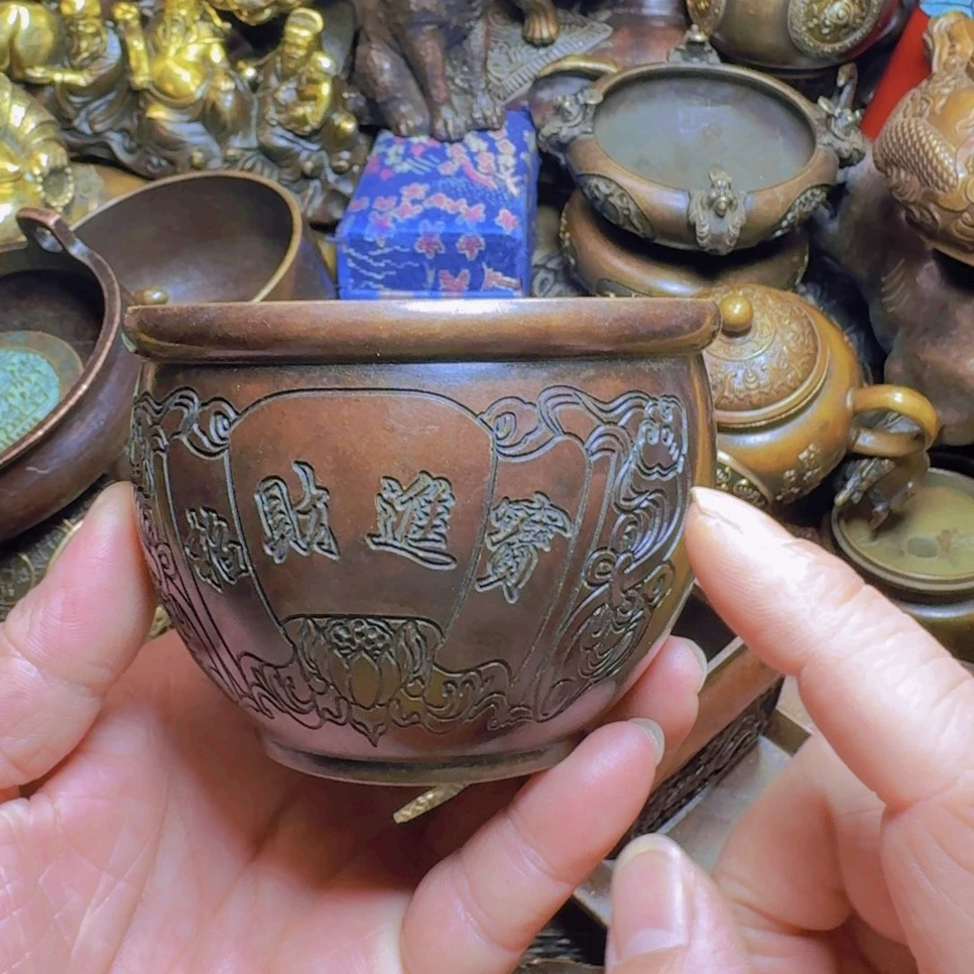 铜器摆件收收藏藏