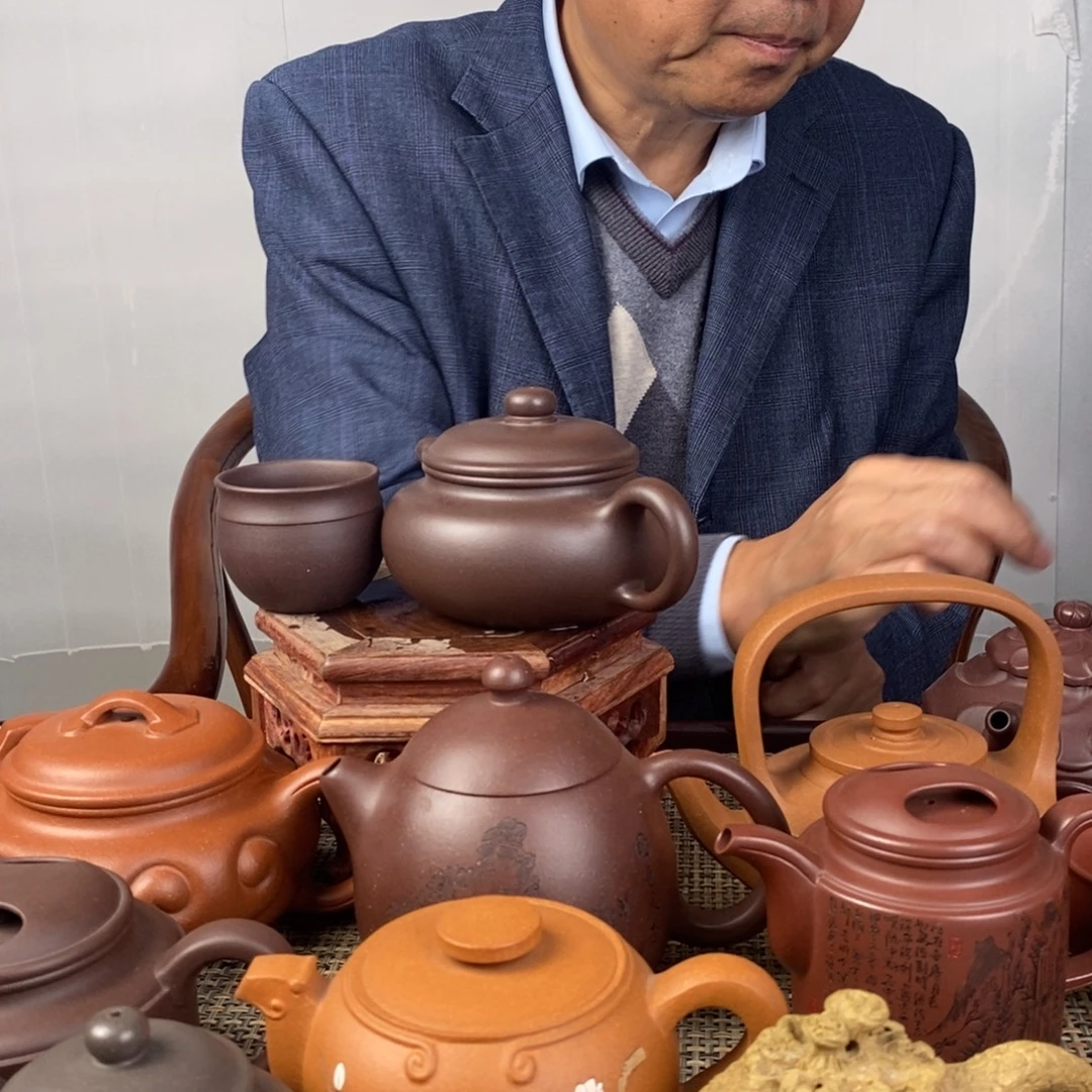 一***气茶壶紫砂宜兴紫砂壶茶壶老丁山紫砂