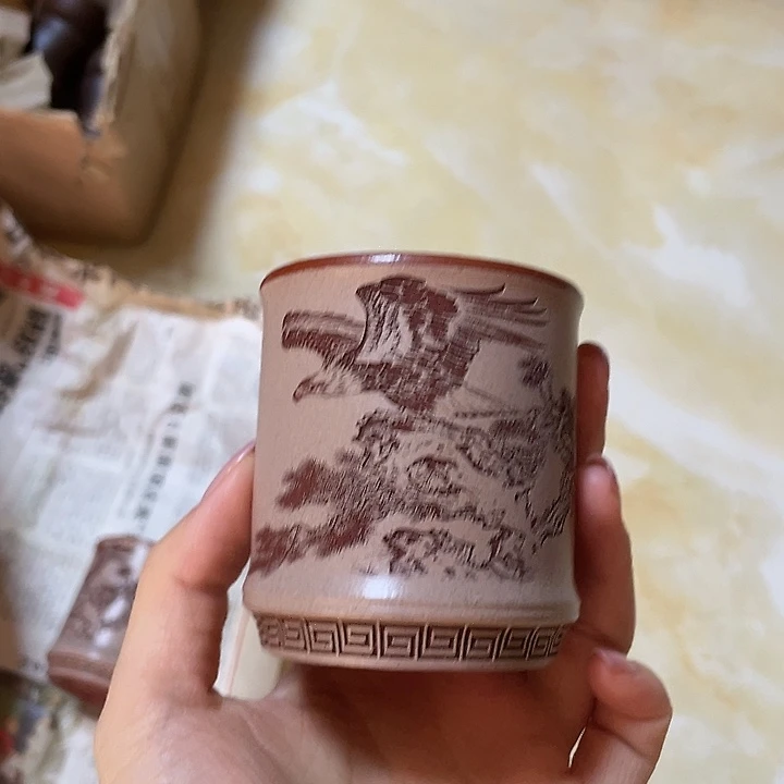 茶壶紫砂全手工打造