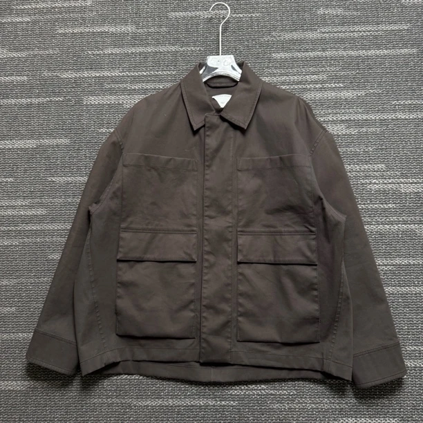 99新 BOTTEGA VENETA/葆蝶家 纯色长袖夹克外套/尺码46/7742