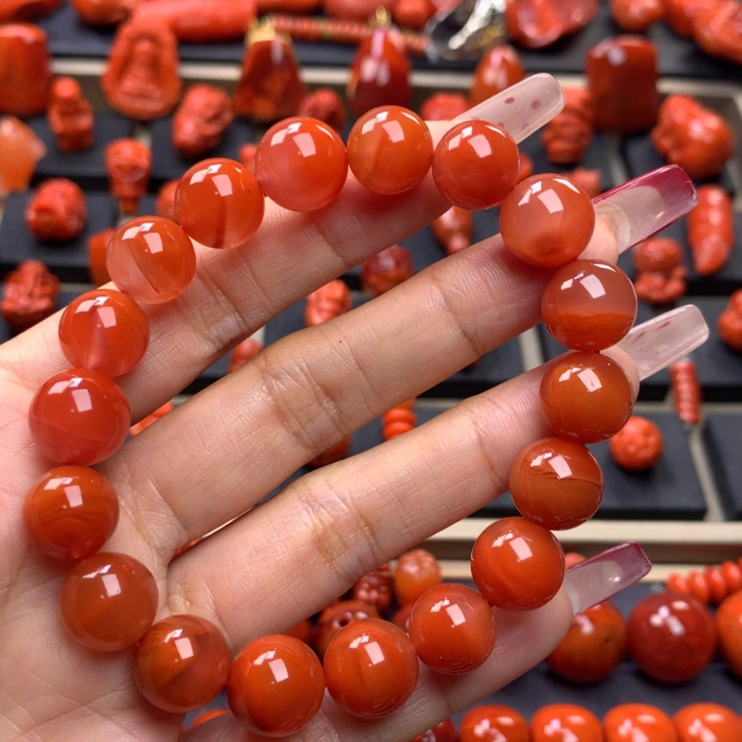 【闪购商品】南红玛瑙手串11mm未镶嵌