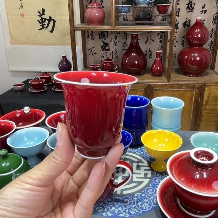 景德镇浅行窑铃铛杯