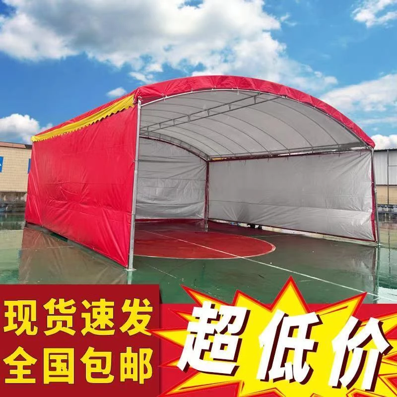 可定制帐篷户外雨棚防暴雨车棚加厚型遮雨棚四脚大伞酒席帐篷农村