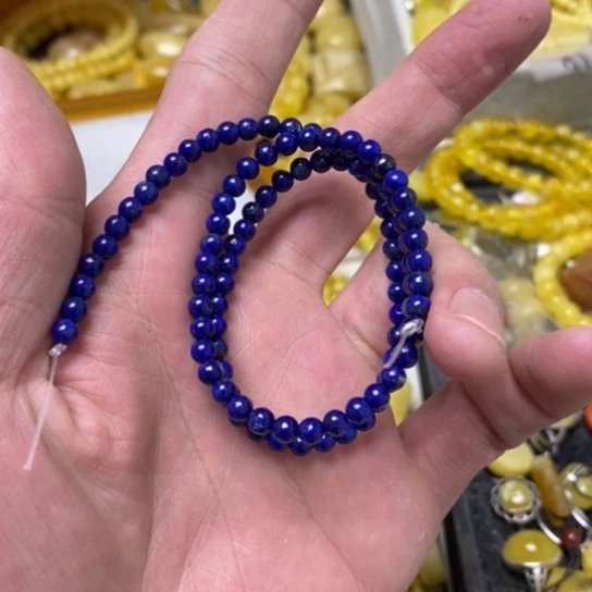 青金石串未镶嵌多样性发货