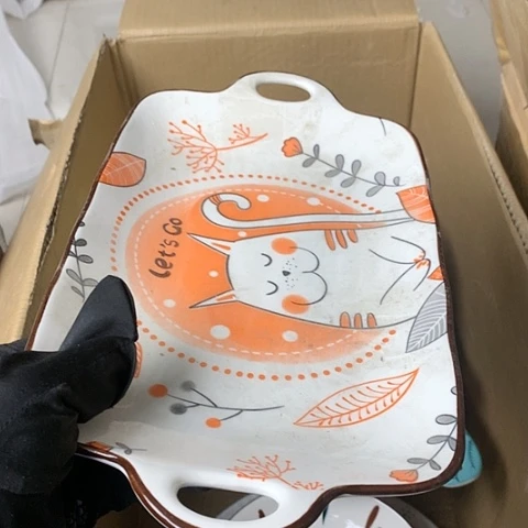 盘陶瓷制品满25拼单发货默认微瑕