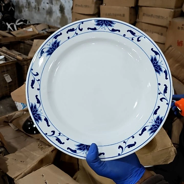 瓷片陶瓷盘子碗啥都有30厘米