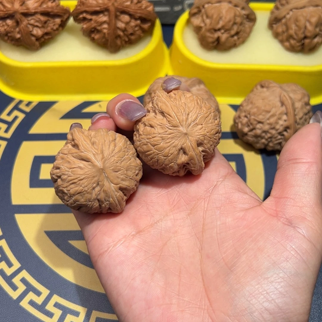 文玩核桃把件铁锤40全品